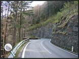 The German staff car with prisoners Smith and Schaffer travelled along this road near Adnet Seefeldmuhle near Hallein.