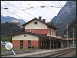 Werfen Station and its general area feature prominently in the film. The castle can be seen in the background.