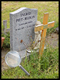 Ingrid Pitt's grave in outer London