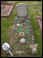 Neil McCarthys grave at Fordingbridge in Hampshire.