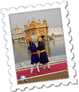 Sikh guards at the Golden Temple, Amritsar