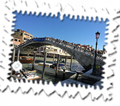 The bridge in Venice...