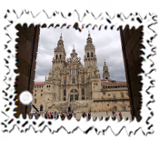 The renowned Santiago de Compostela Cathedral