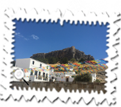 The Lindos Acropolis from the town