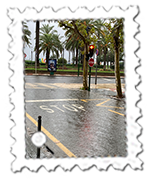The whole area was battered by rain on the first day with roads flooded but the last three days were excellentThe whole area was battered by rain on the first day with roads flooded but the last three days were excellent