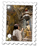 The Black Madonna inside the Basilica