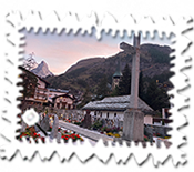 Zermatt at dusk