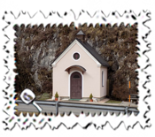 The tiny chapel near the Feuerkogel valley station which can be seen briefly in the film