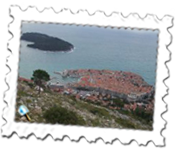 The Old City of Dubrovnik from Mount Srd