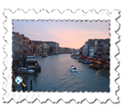 Dusk over the Grand Canal, Venice