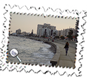 Seaside promenade near Finikoudes in Larnaca