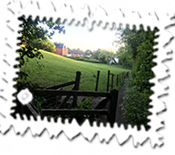The meadow path which allowed a back way into Tiverton when banned whilst at school